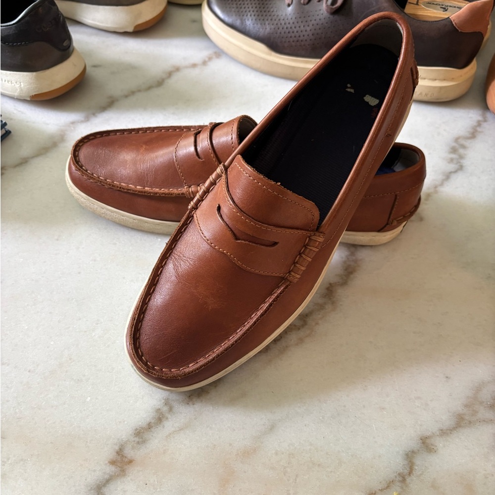 Cole Haan Brown Pinch Weekender Penny Loafers